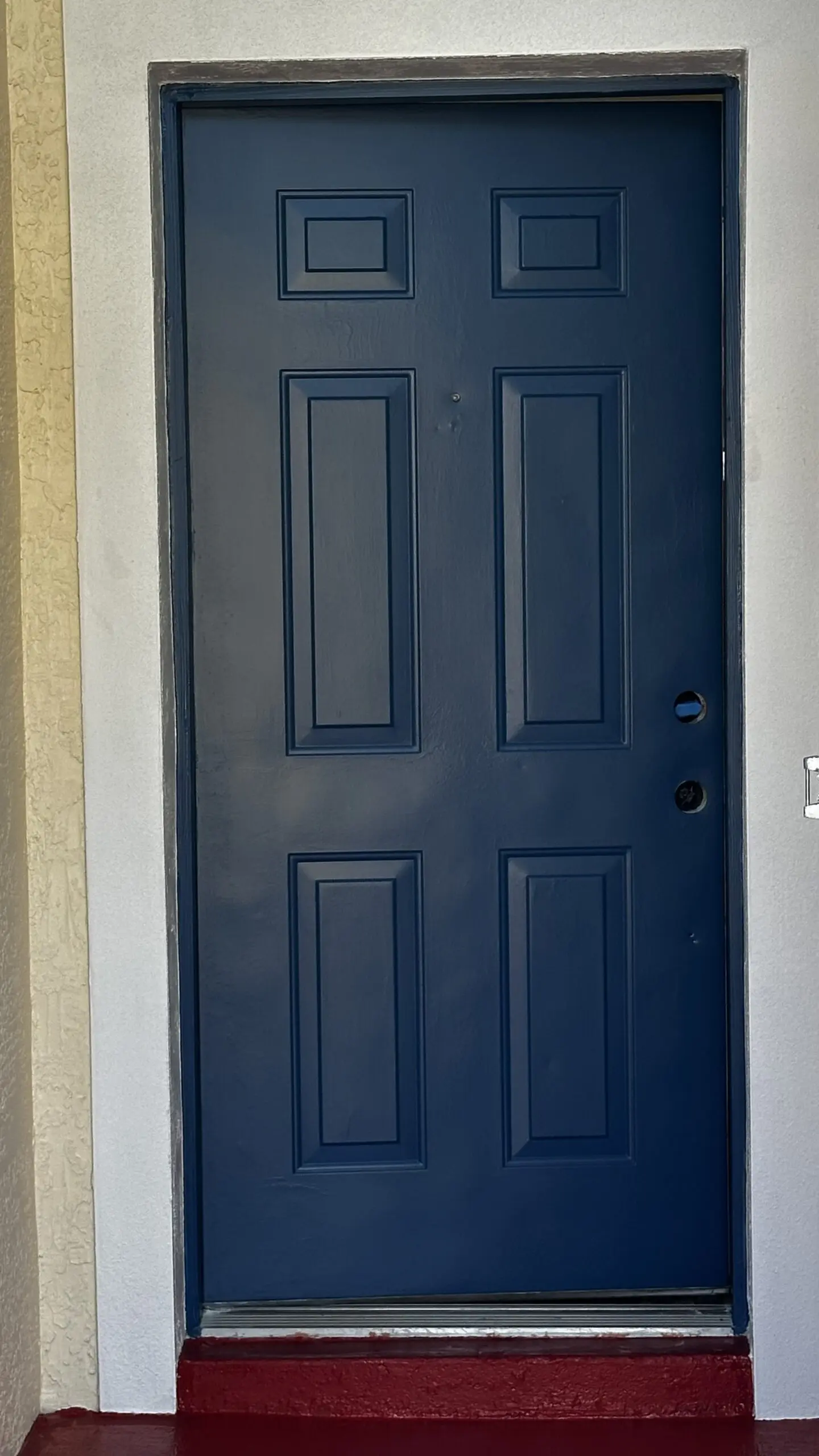 A blue door A blue door