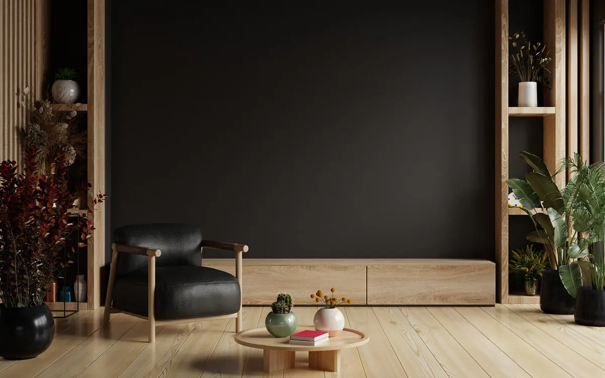 how to use dark paint in a small space